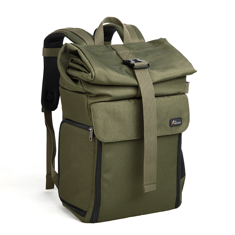 上下分仓式侧开快取机户外双肩摄影包S-3739