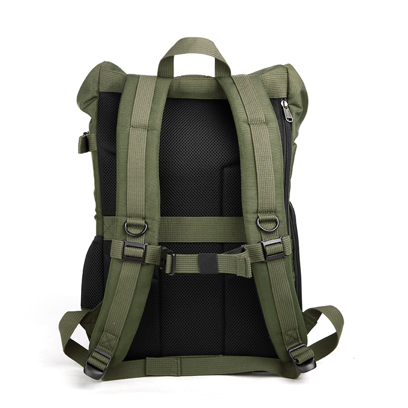 上下分仓式侧开快取机户外双肩摄影包S-3739