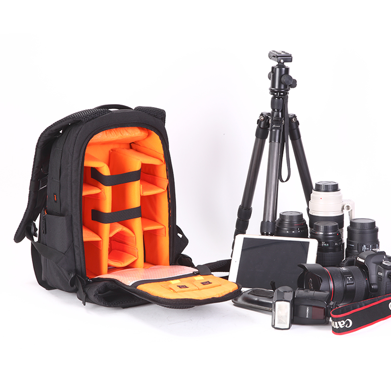 多色可选专业防盗双肩摄影包1128
