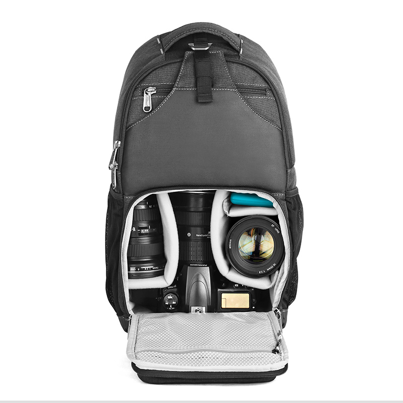 百搭便携简约摄影双肩包S-3725