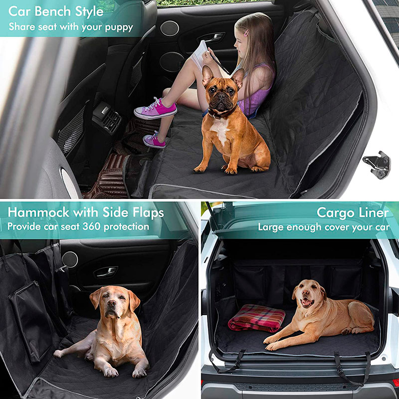 车载后排双座全包围座椅宠物狗坐垫