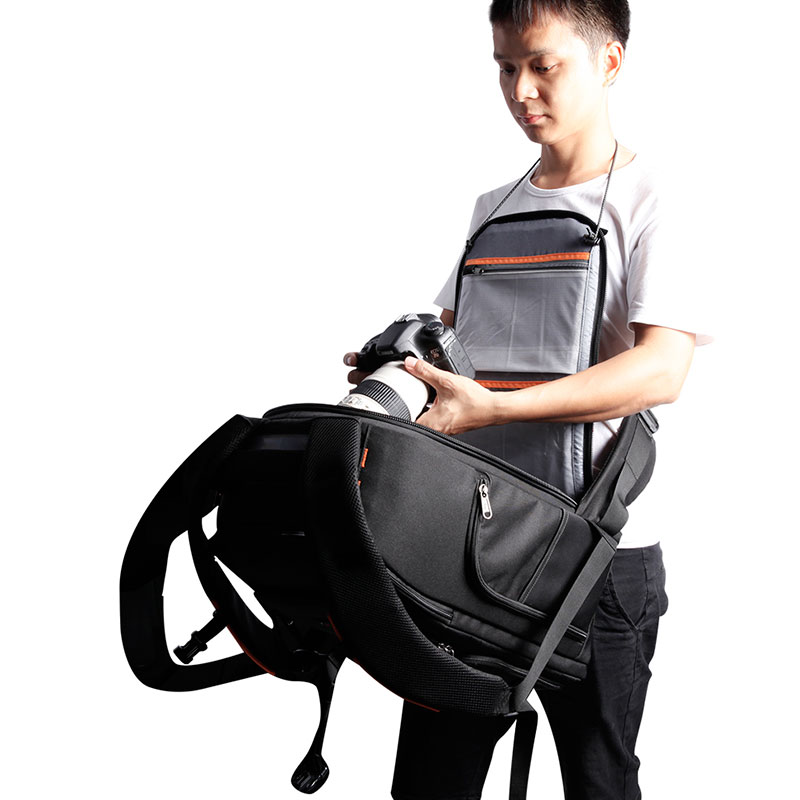 户外专业舒适背负防盗摄影双肩背包 TB-781