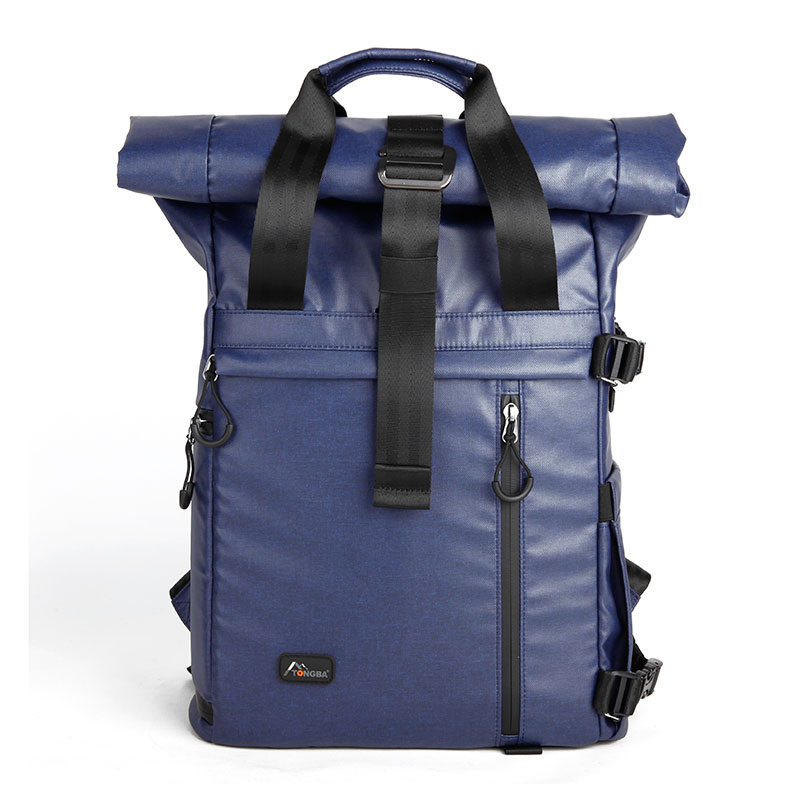 超酷户外防盗卷盖摄影双肩背包 S-3721