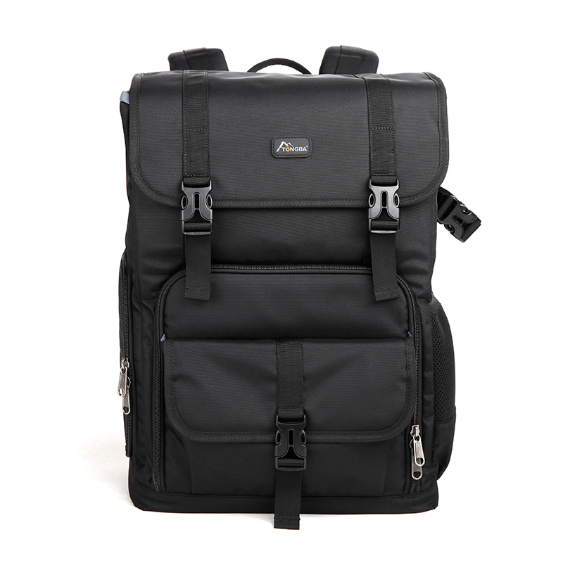 侧开快取上下分仓相机双肩包S-3741