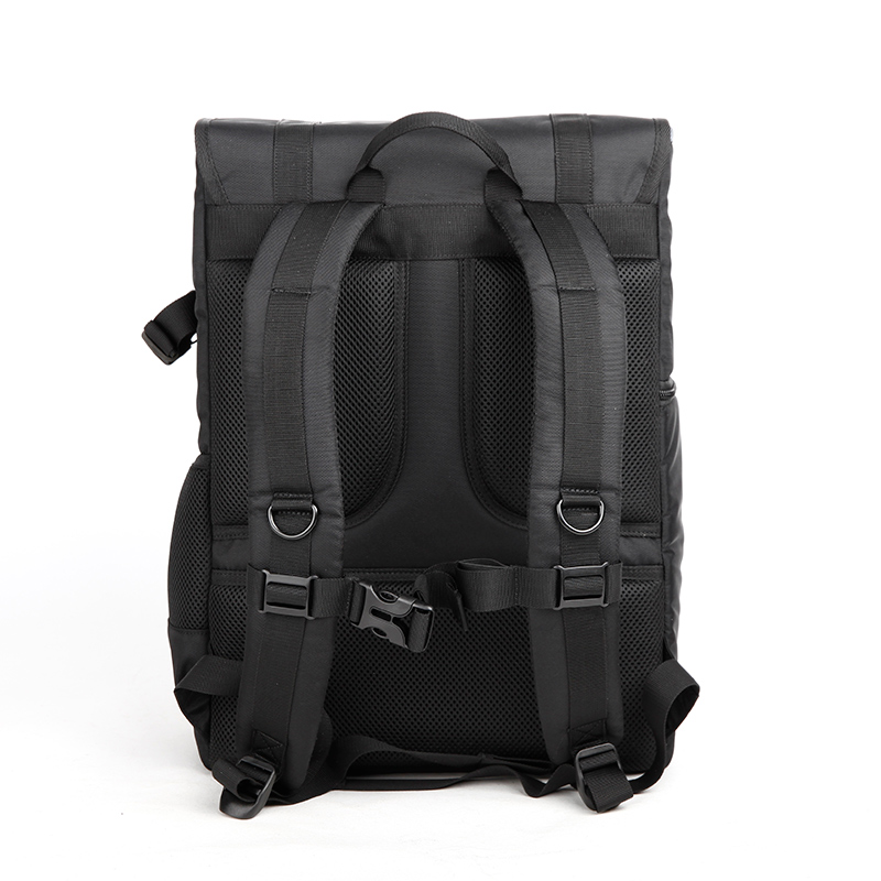 侧开快取上下分仓相机双肩包S-3741