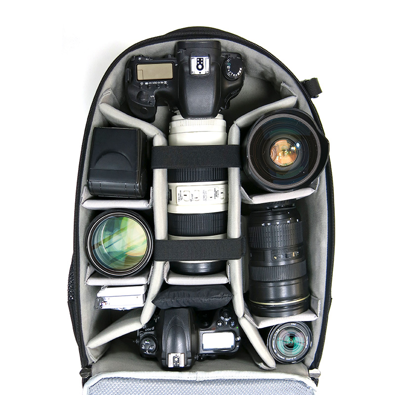 简约轻便双肩摄影包S-1042