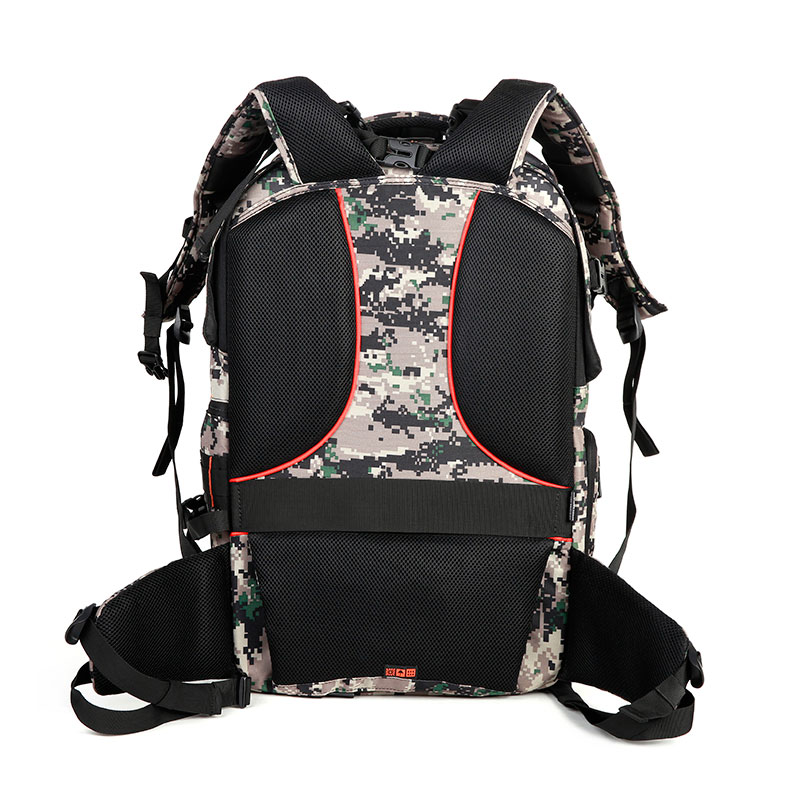 多机多镜户外迷彩摄影双肩背包8110