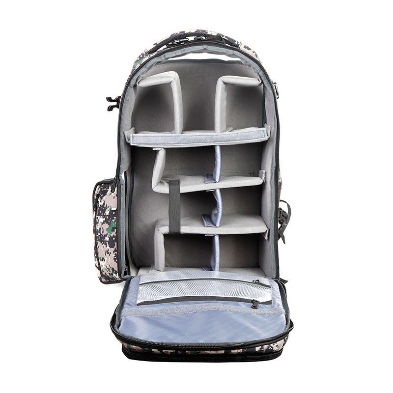 多机多镜户外迷彩摄影双肩背包8110