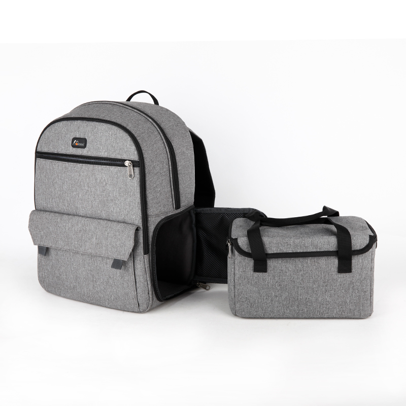 上下分仓独立内胆相机背包S-3736